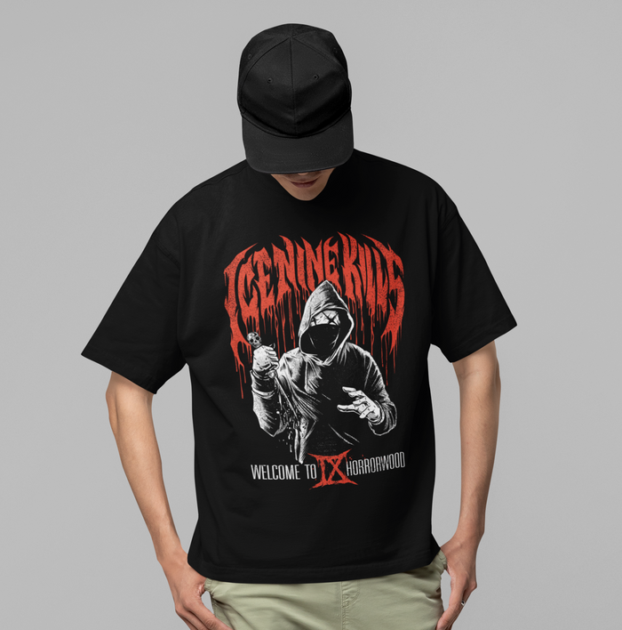 Ice Nine Kills - Ix Horrorwood Jumbo Print T - Black