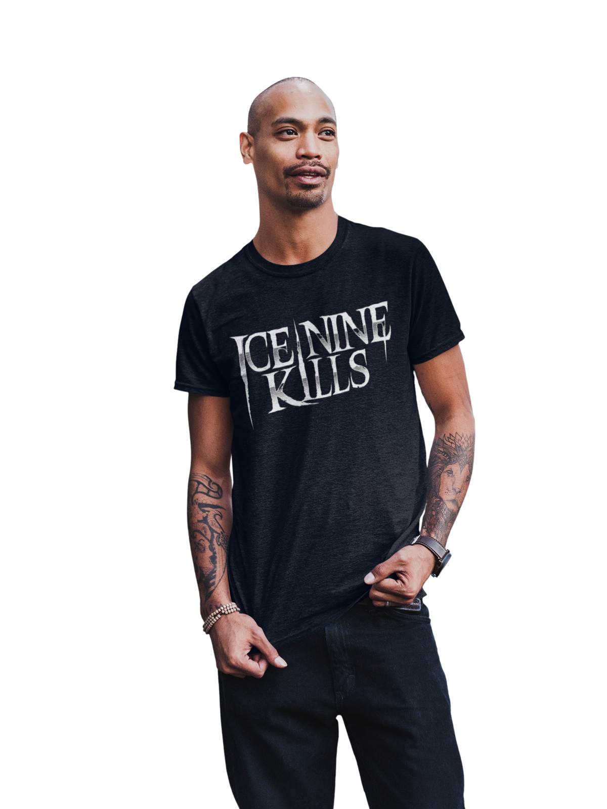 Ice Nine Kills - Knife Logo Jumbo Print T - Black