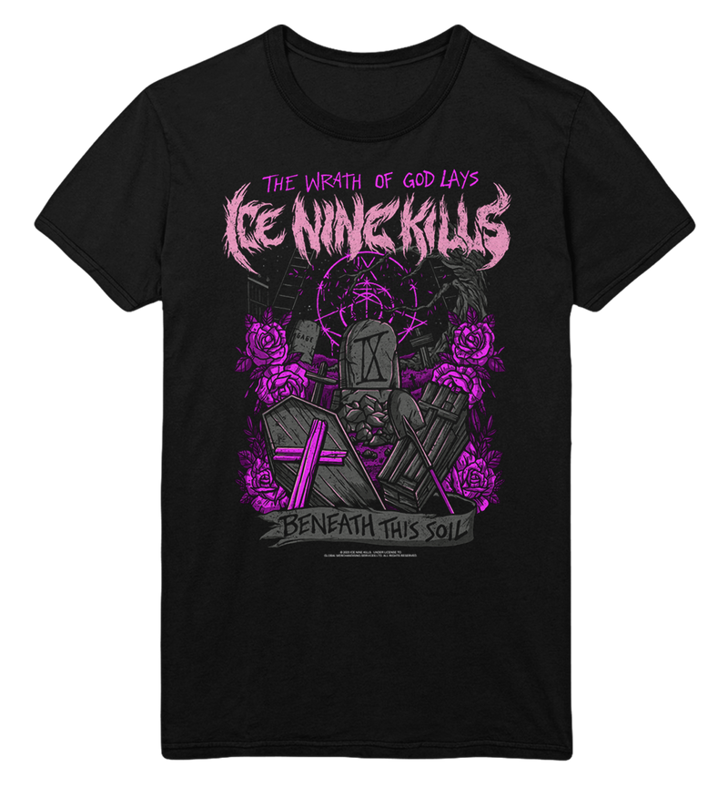 Ice Nine Kills - Purple Wrath Jumbo Print T - Black