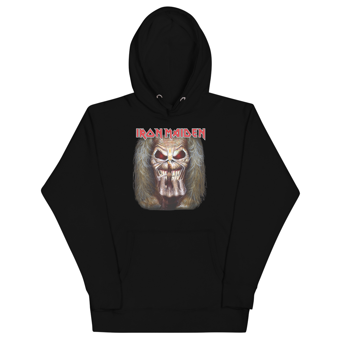 Iron Maiden - Candle Finger Classic Hoodie - Black