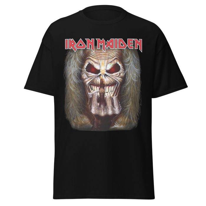 Iron Maiden - Candle Finger Jumbo Print T - Black