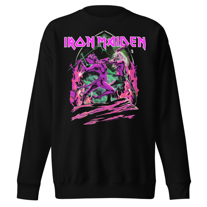 Stakes - Iron Maiden Devil's Fight Jumbo Print Sweatshirt -