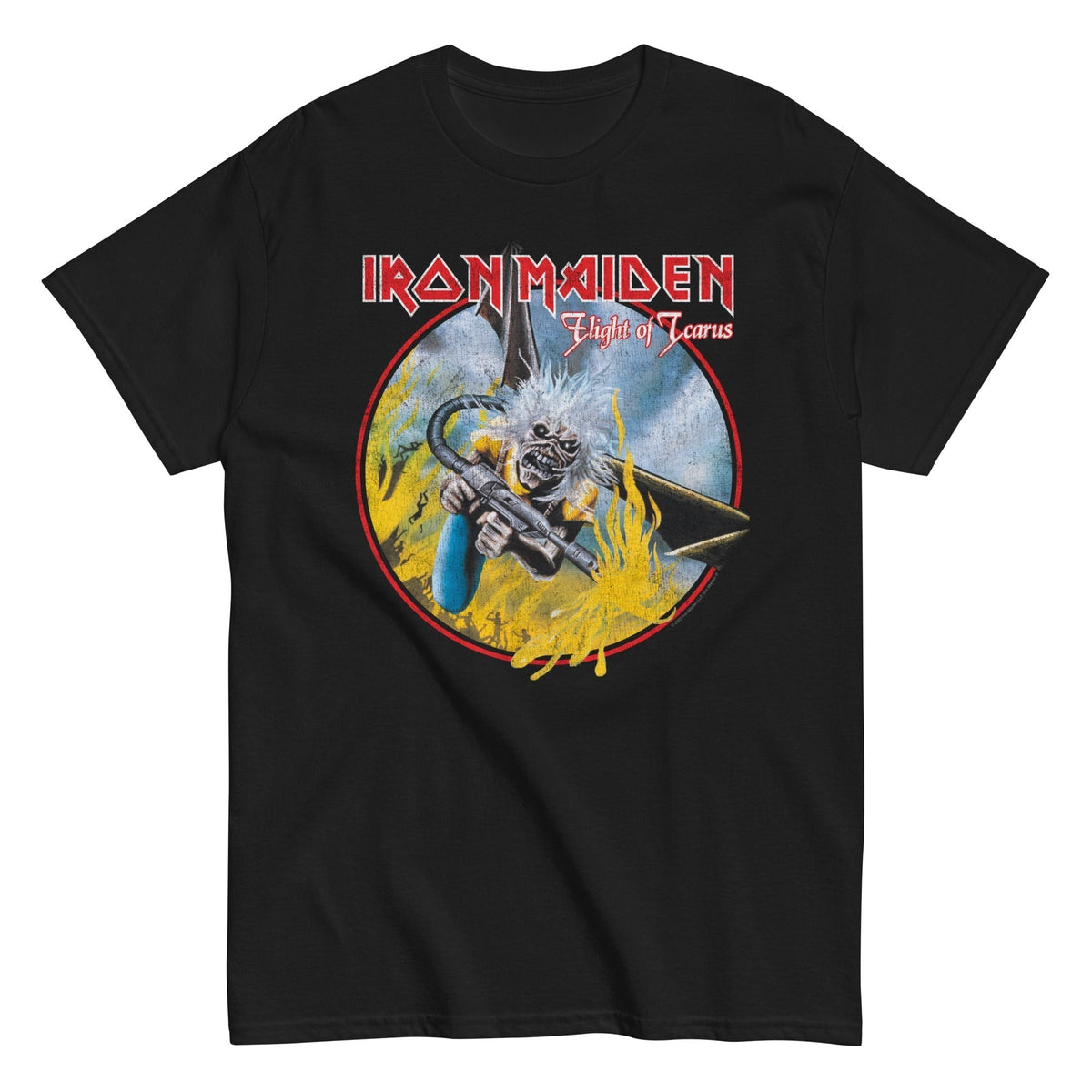 Iron Maiden - Flight of Icarus Jumbo Print T-Shirt - Black