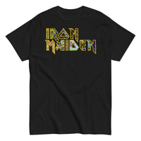 Iron Maiden - Logo Eddie Jumbo Print T-Shirt - Black