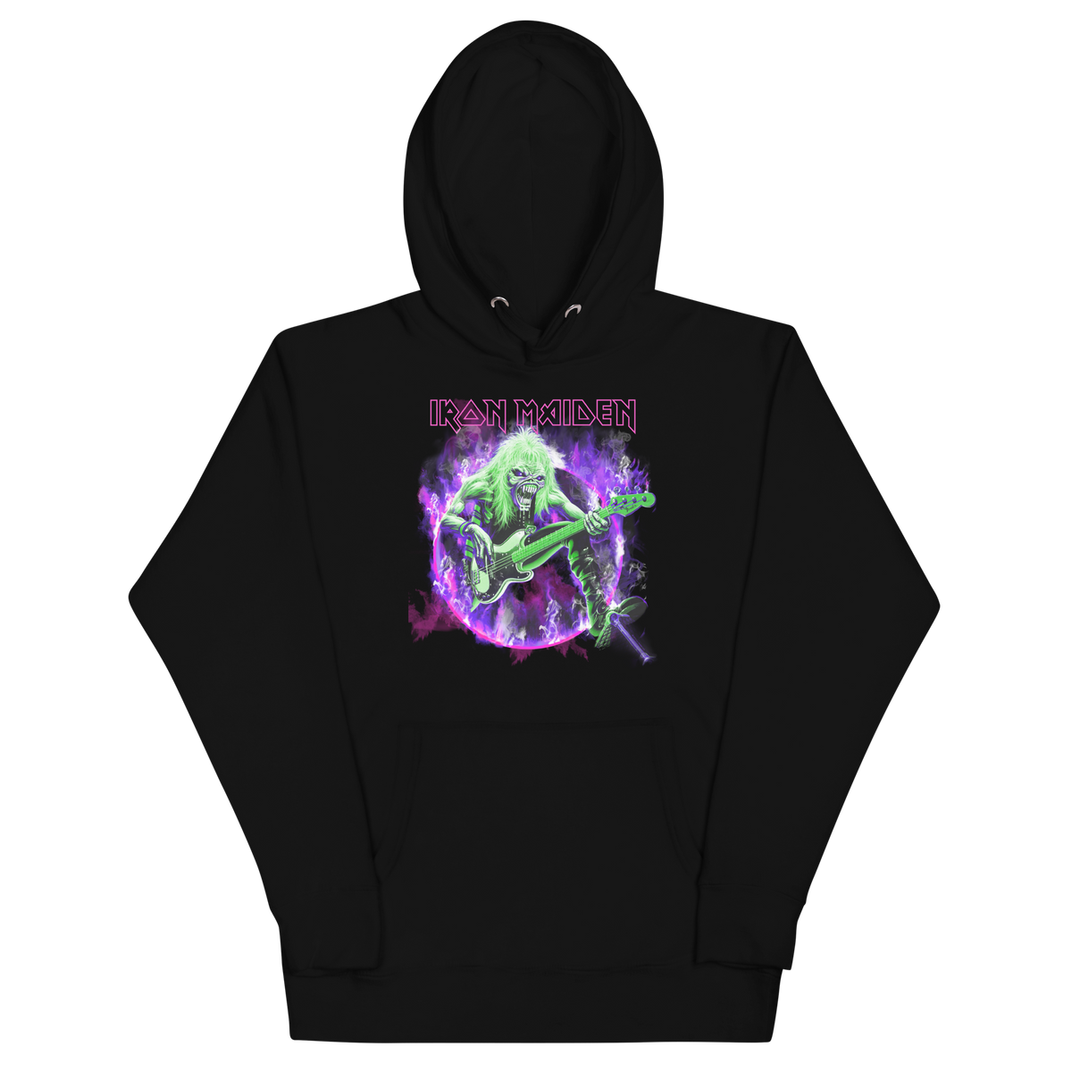 Stakes - Iron Maiden Purple Guitar Classic Hoodie -