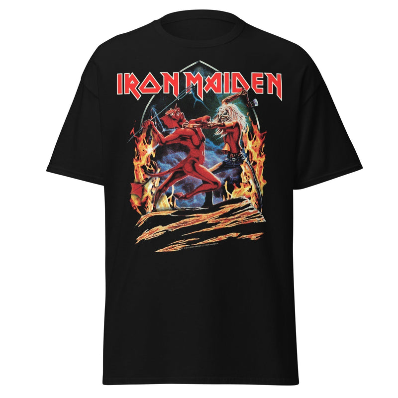 Iron Maiden - Run To The Hills Jumbo Print T-Shirt - Black