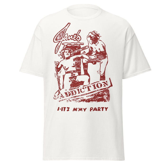 Jane's Addiction - Still My Party Jumbo Print T-Shirt - White