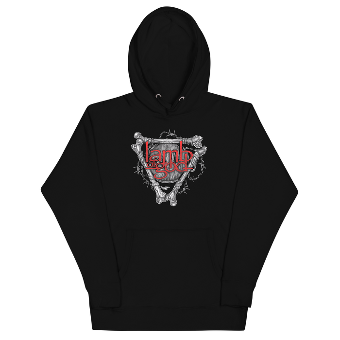 Lamb of God - Bones Classic Hoodie - Black