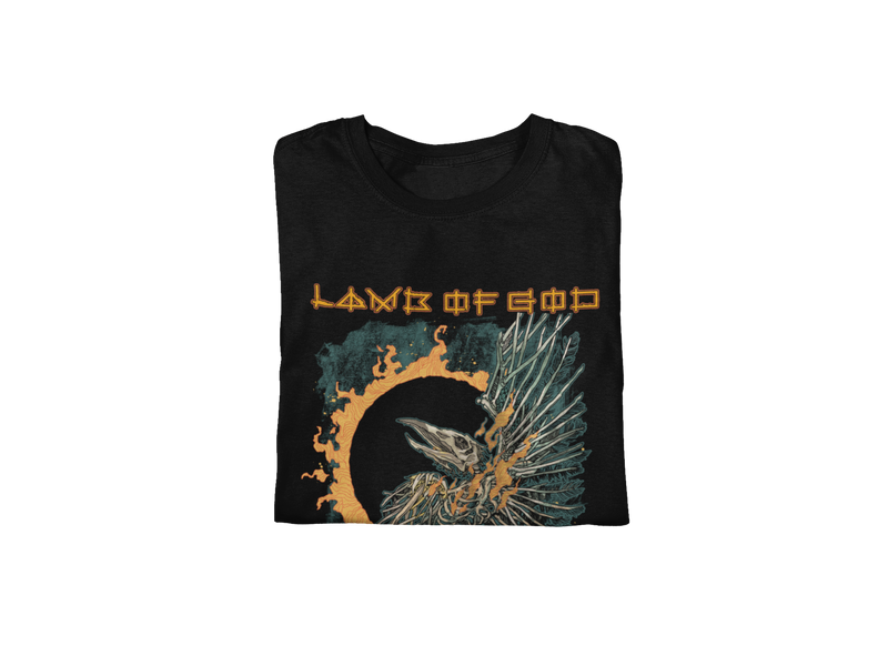 Lamb Of God - Omens Album Cover Jumbo Print T-Shirt - Black