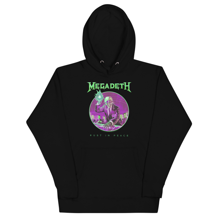 Stakes - Megadeth Green Rust Classic Hoodie -