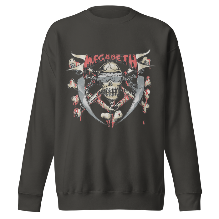 Stakes - MegaDeth - Hand Painted Vic Jumbo Print Sweatshirt -