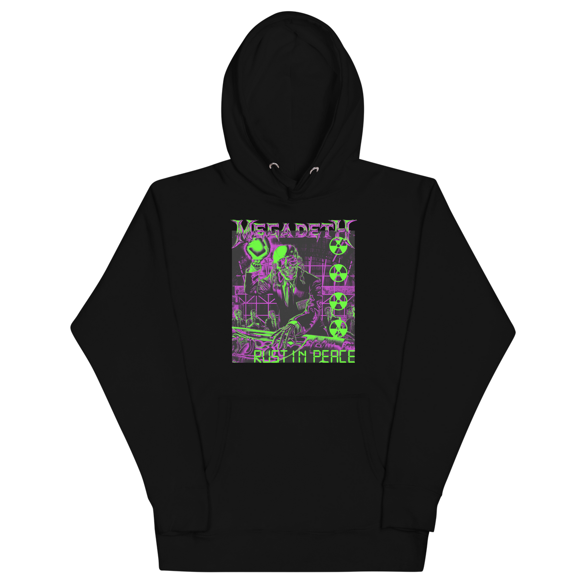 Stakes - Megadeth Neon Rust Classic Hoodie -