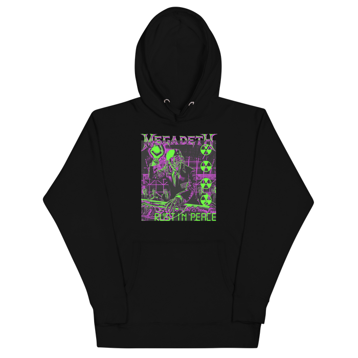 Megadeth - Neon Rust Classic Hoodie - Black