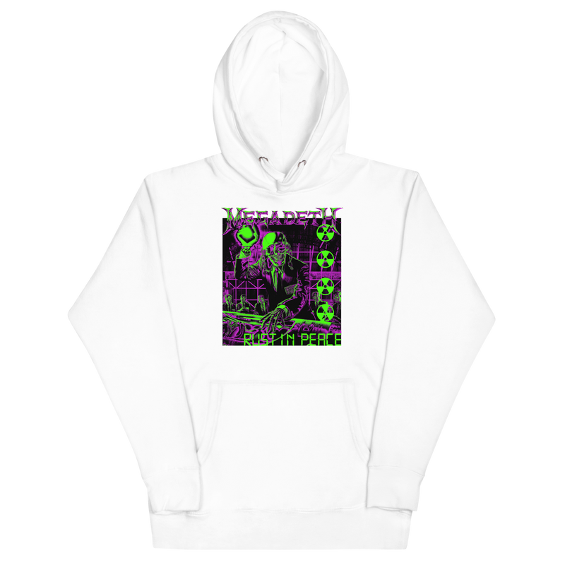 Stakes - Megadeth Neon Rust in Peace Classic Hoodie -