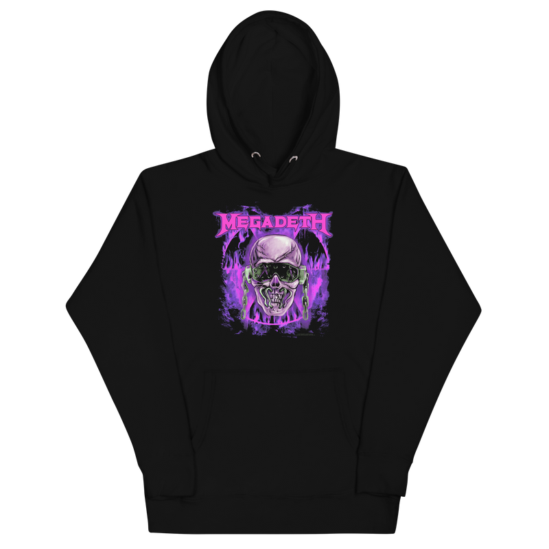 Megadeth - Purple Nuclear Classic Hoodie - Black