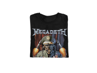 MegaDeth - Rattlehead Vic Jumbo Print T-Shirt - Black