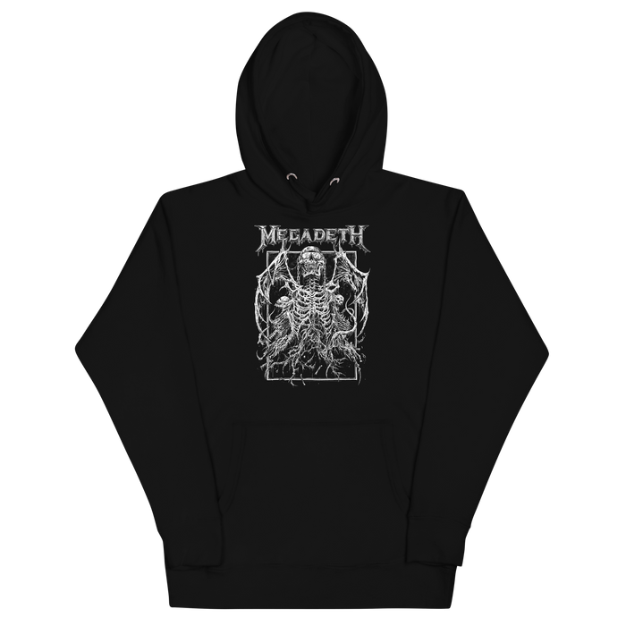 Megadeth - Skeleton Wings Classic Hoodie - Black