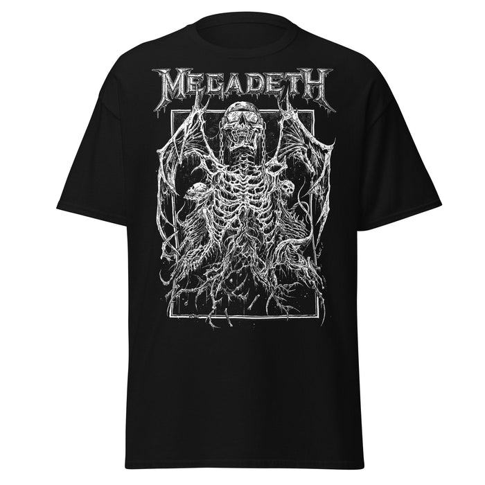 Megadeth - Skeleton Wings Jumbo Print T - Black