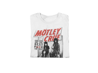 Motley Crue - Crue Fans Jumbo Print T - White