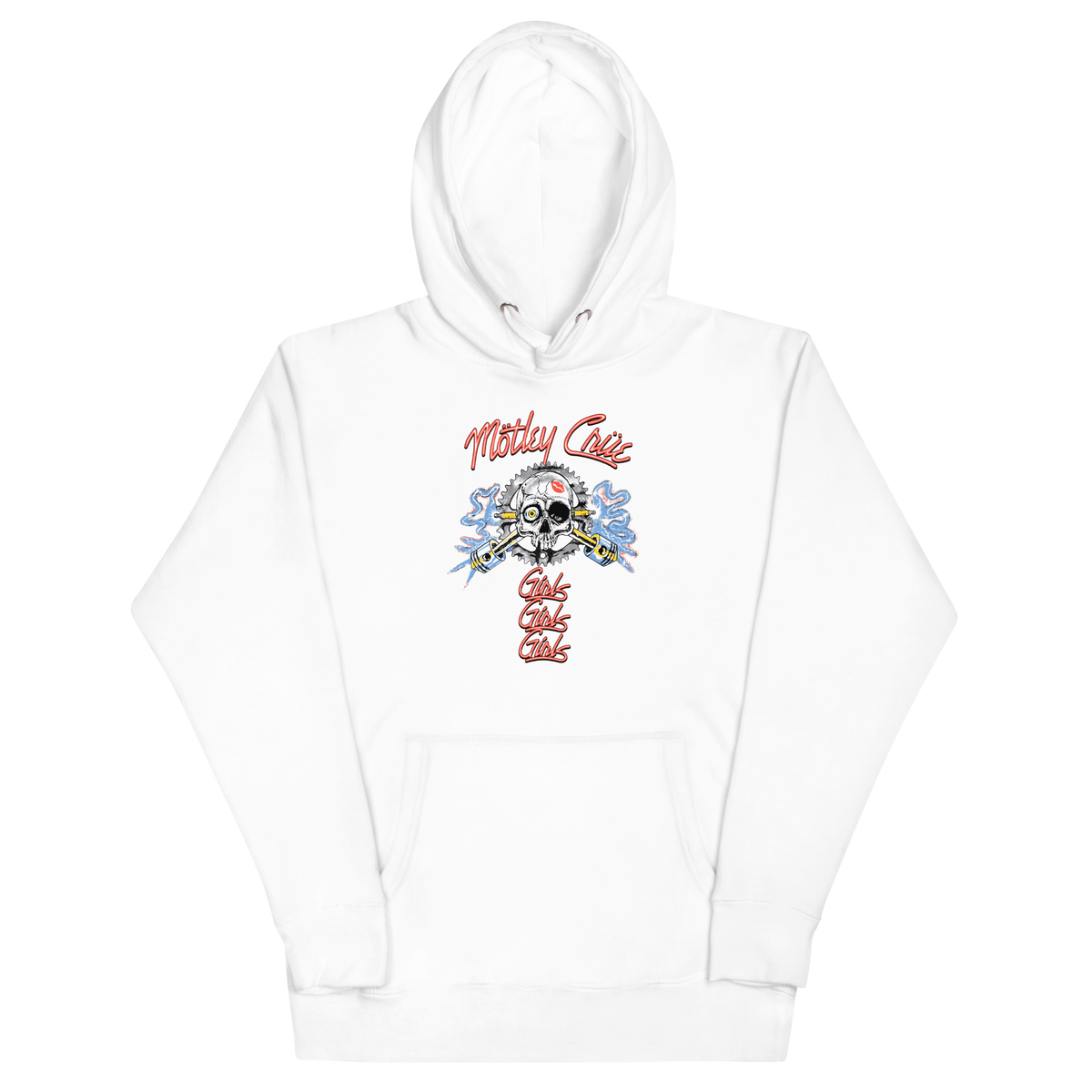 Stakes - Motley Crue Girl's Skull Classic Hoodie -