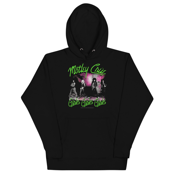 Stakes - Motley Crue Green Girls Classic Hoodie -