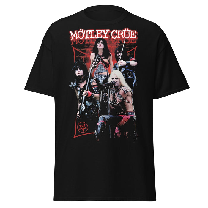 Motley Crue - Live Jumbo Print T - Black