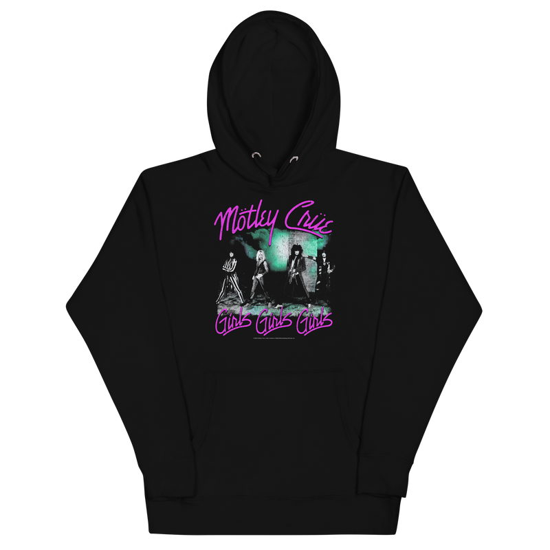 Stakes - Motley Crue Pink Girls Classic Hoodie -