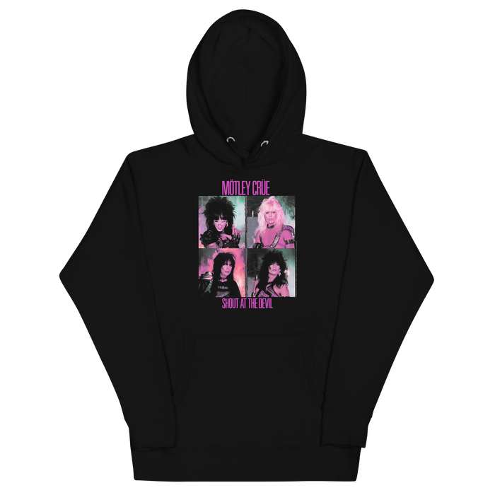 Stakes - Motley Crue Pink Shout Classic Hoodie -