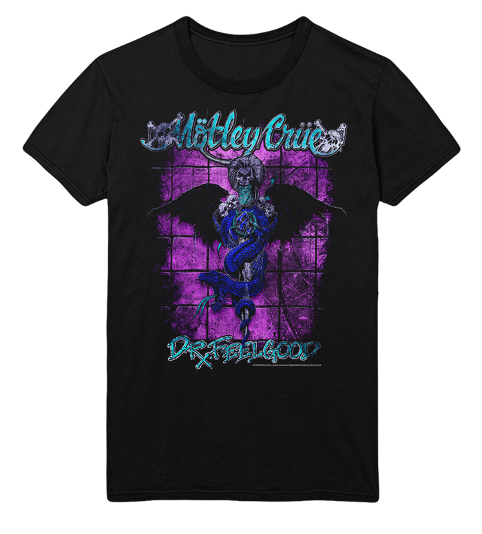 Motley Crue - Pop Dr. Feelgood Jumbo Print T - Black