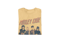 Motley Crue - Retro Boomin Jumbo Print T-Shirt - Gold