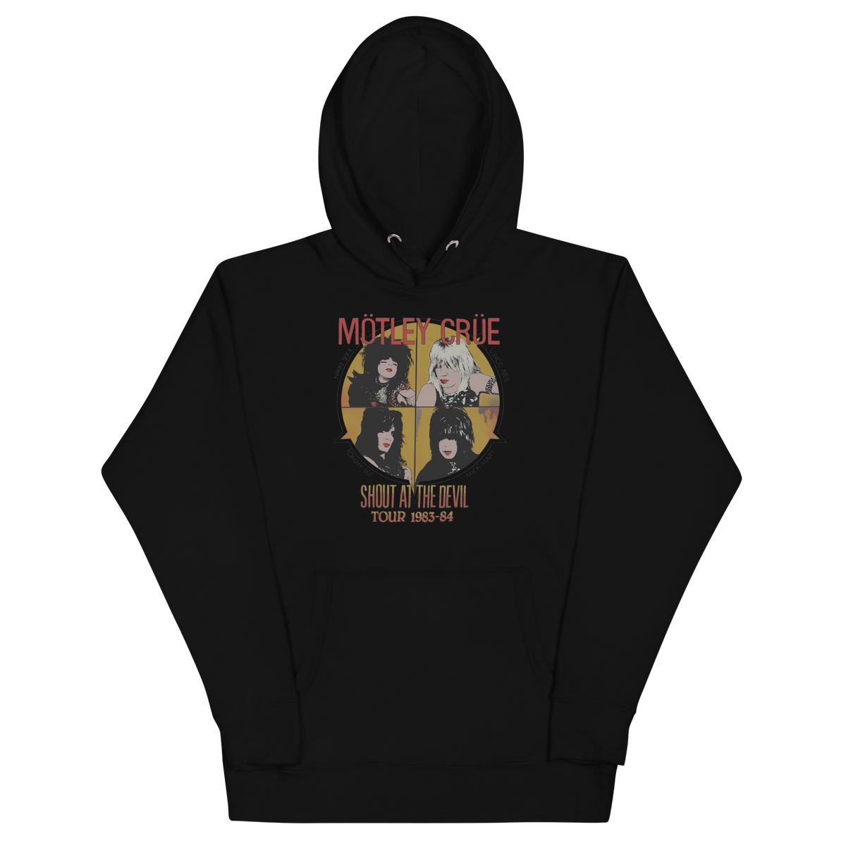 Stakes - Motley Crue Shout 83/84 Tour Classic Hoodie -