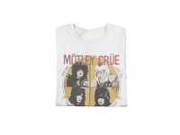 Motley Crue - Shout 83/84 Tour Jumbo Print T-Shirt - White