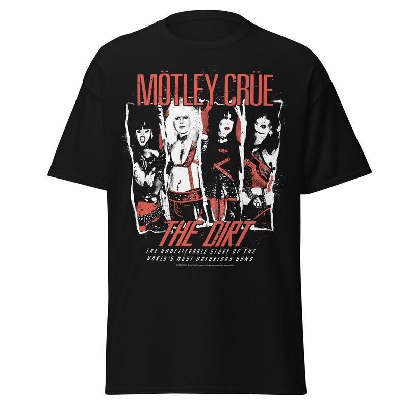 Motley Crue - the Dirt Jumbo Print T - Black