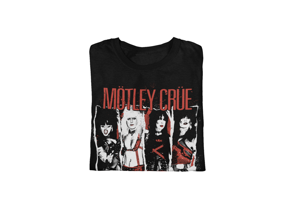 Motley Crue - the Dirt Jumbo Print T - Black