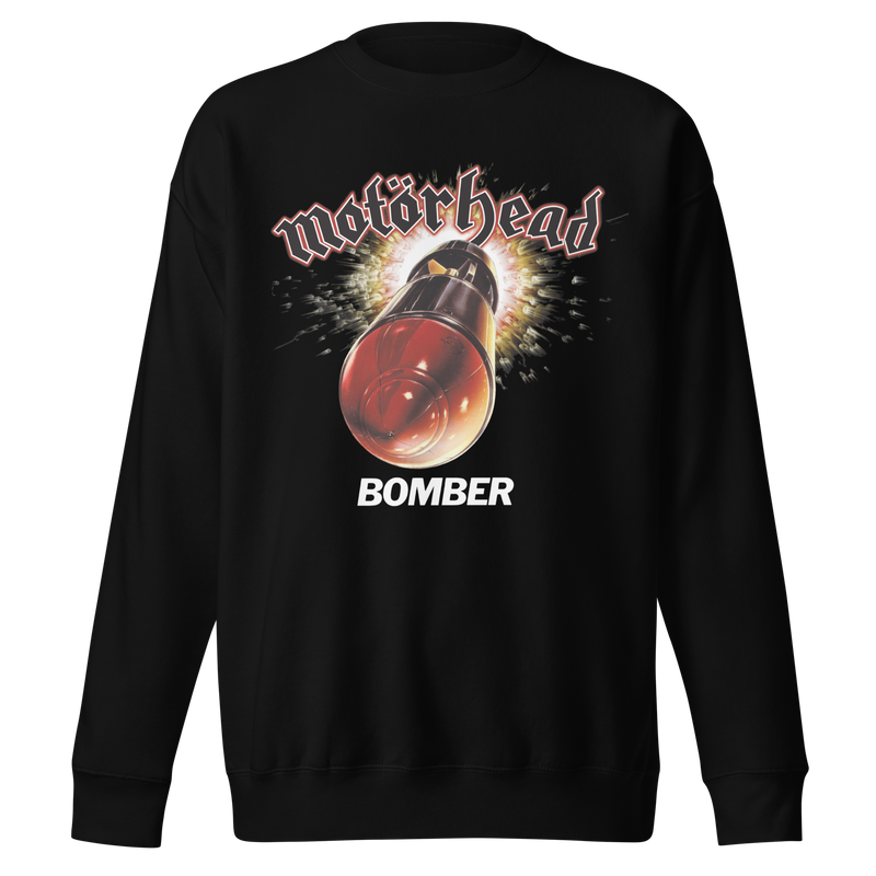 Motorhead - Big Bomber Jumbo Print Sweatshirt - Black