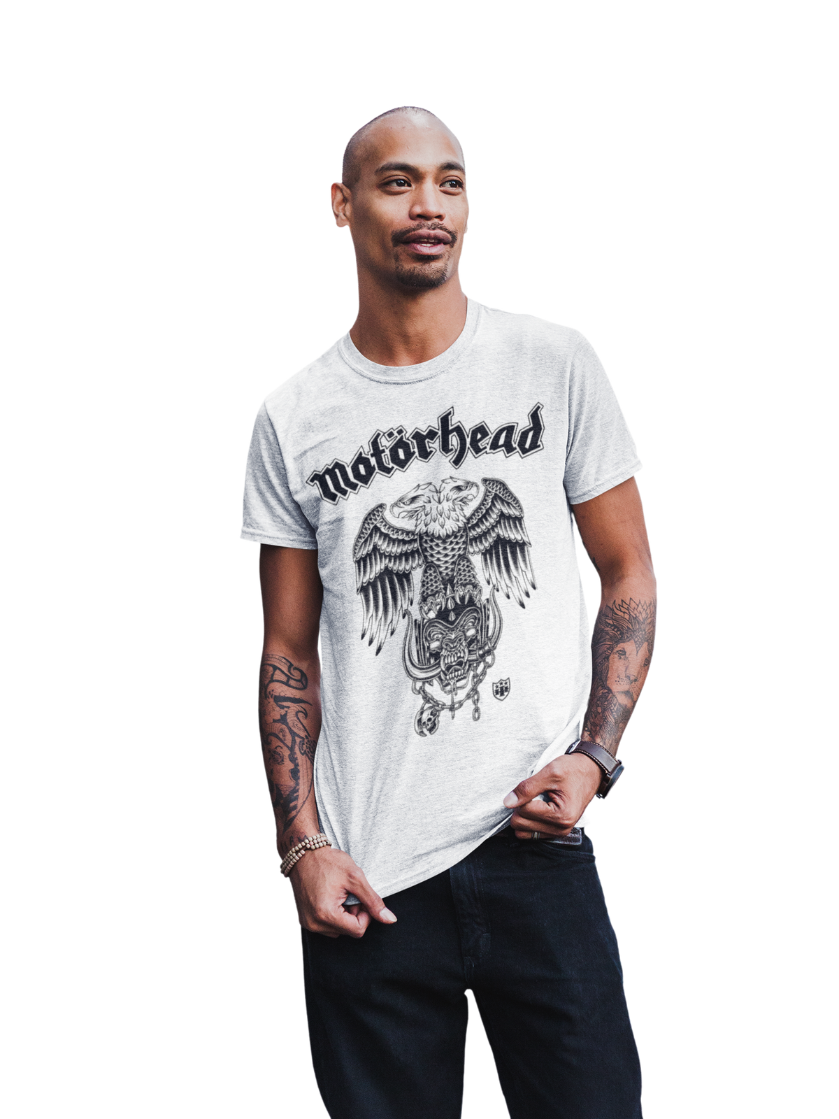 Motorhead - Double Eagle Jumbo Print T-Shirt - White