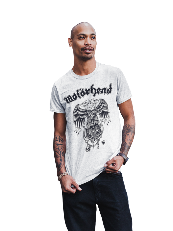 Motorhead - Double Eagle Jumbo Print T-Shirt - White