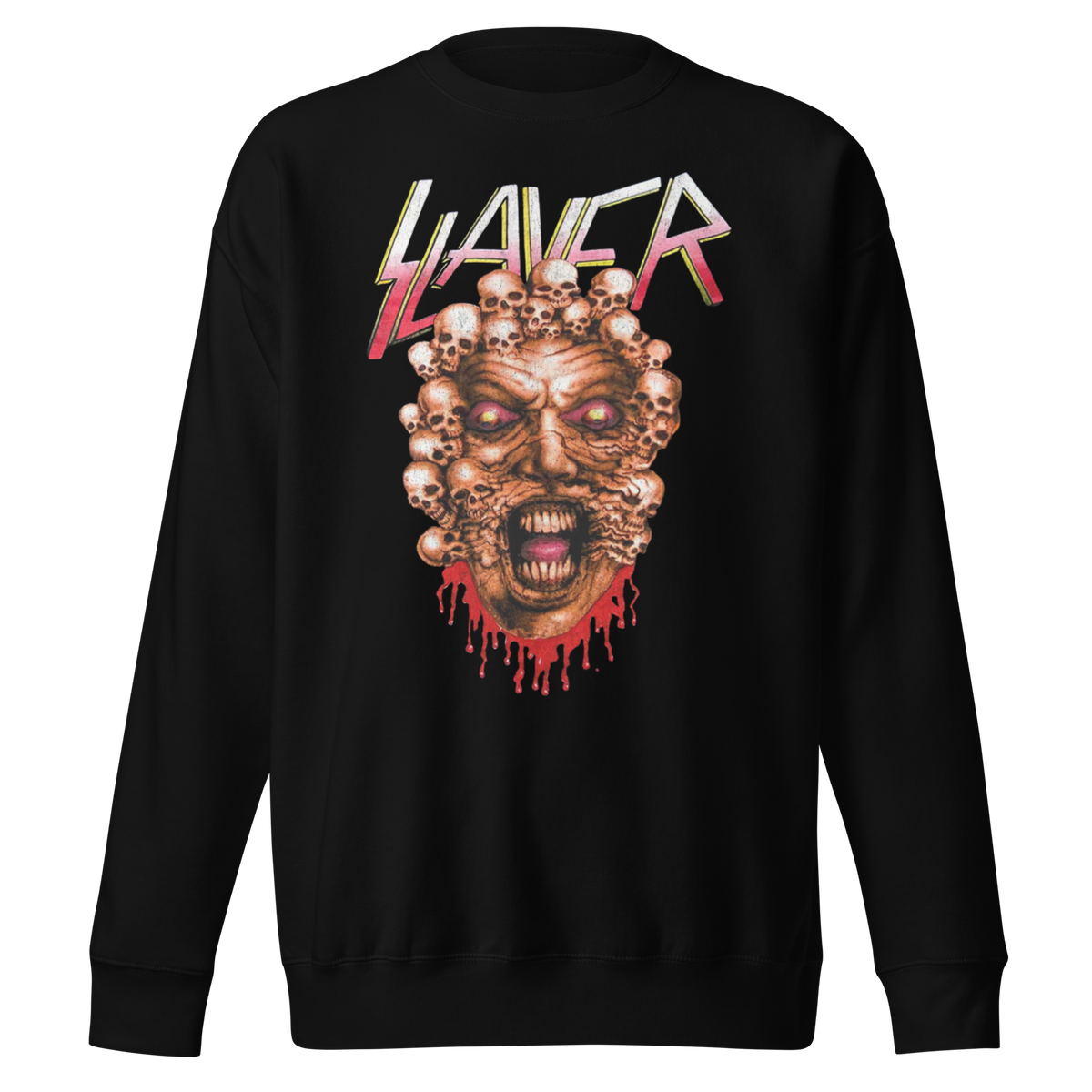 Stakes - Slayer Demon Drip Jumbo Print Sweatshirt -