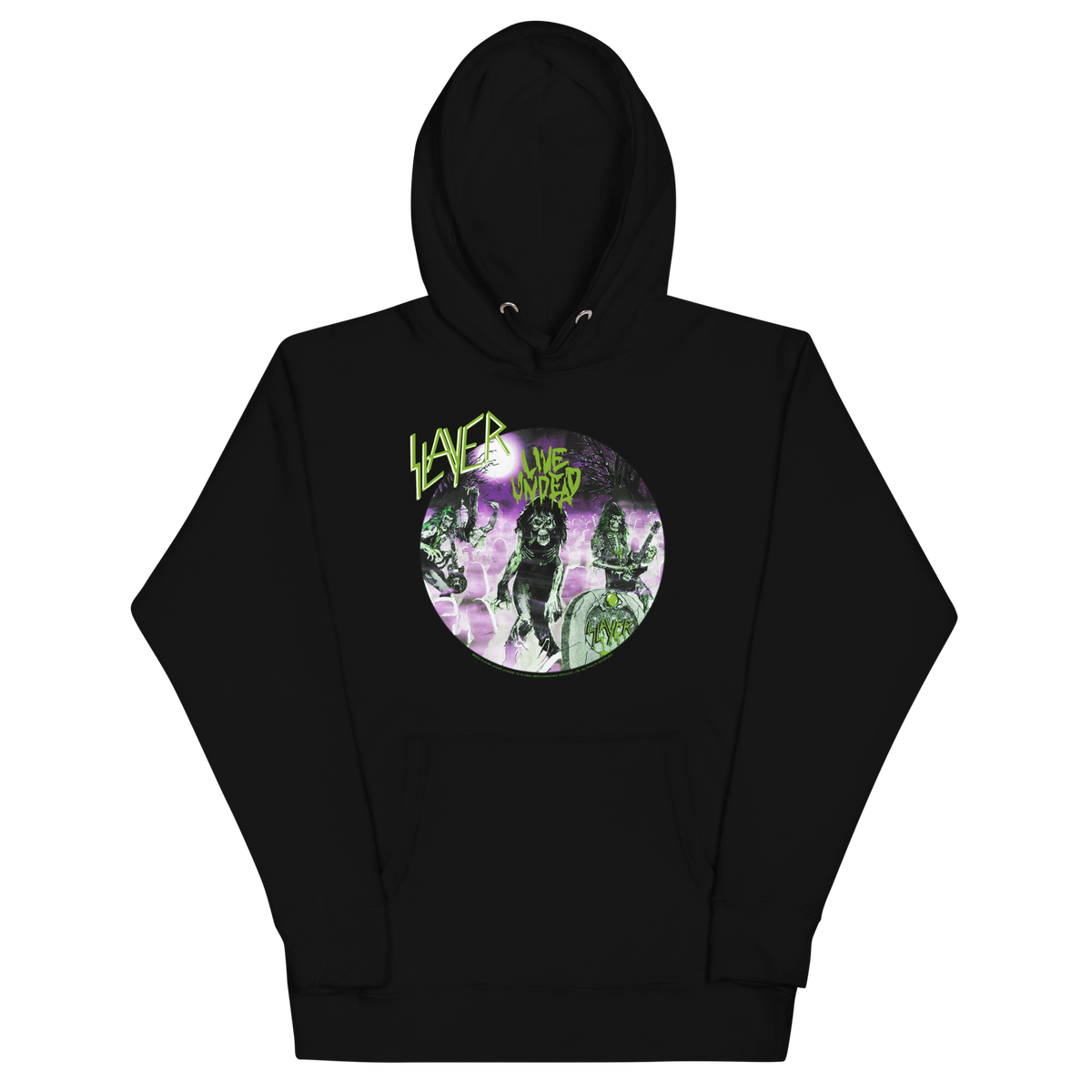 Stakes - Slayer Green Undead Classic Hoodie - Black