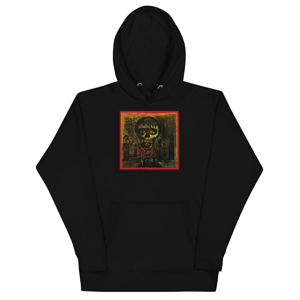 Slayer - Painted Skull Hoodie - Black