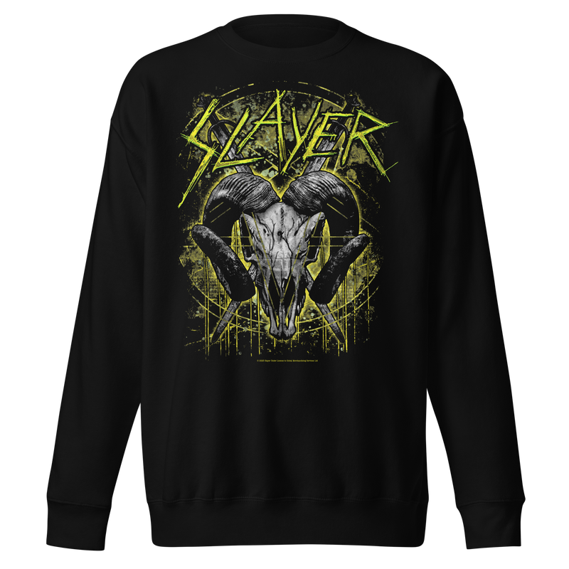 Stakes - Slayer Ram Horns Jumbo Print Sweatshirt -