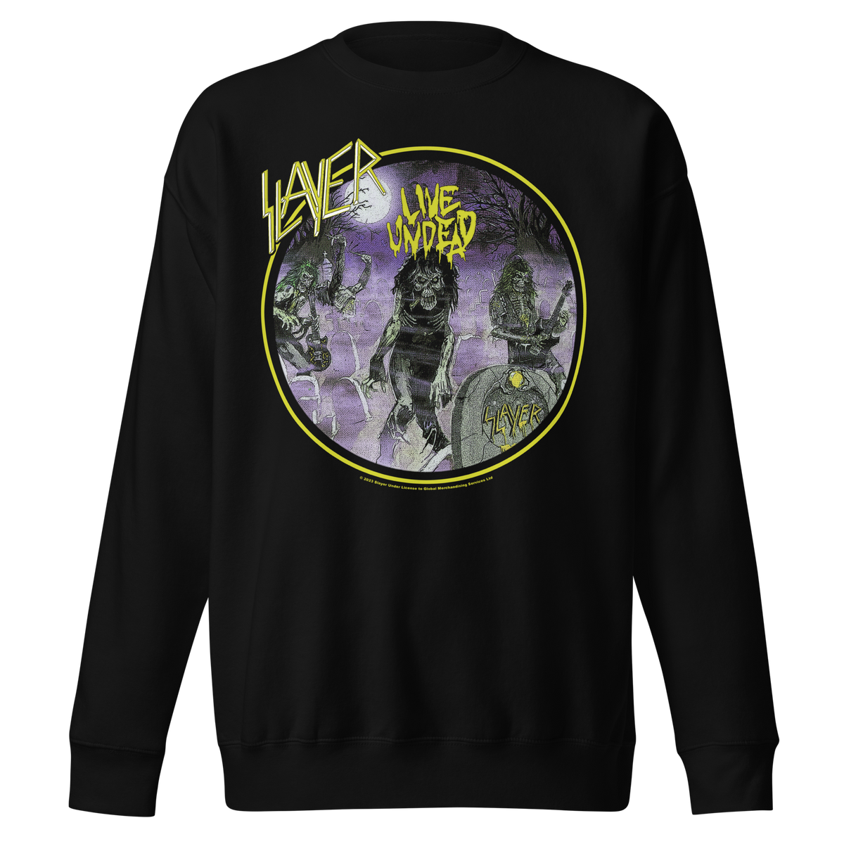 Stakes - Slayer Yellow Undead Jumbo Print Sweatshirt -