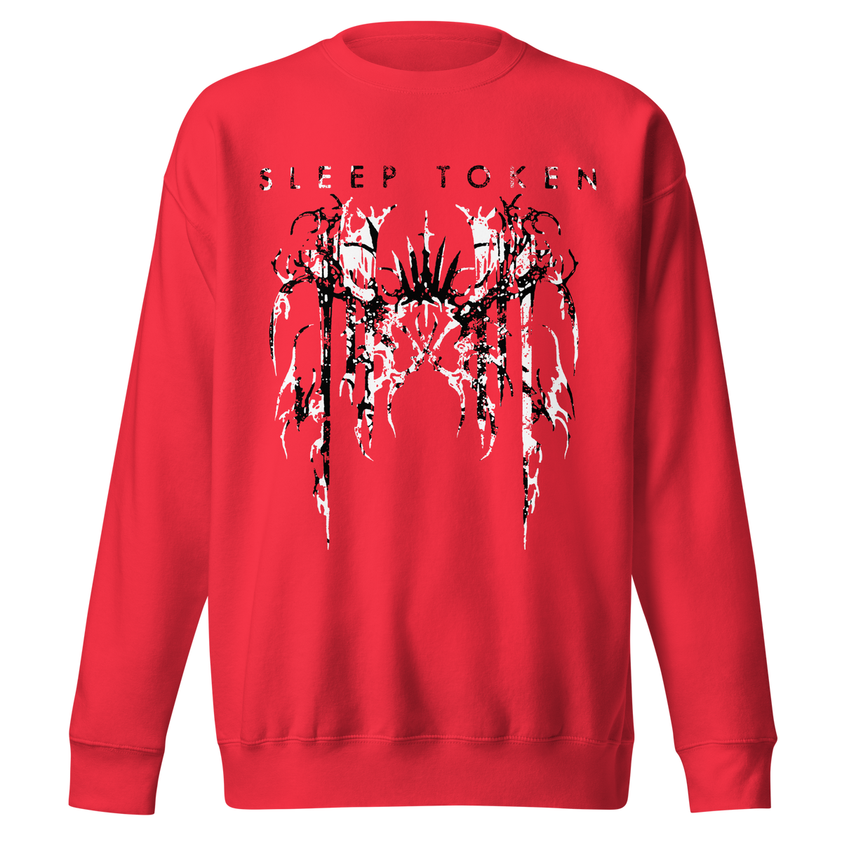 Stakes - Sleep Token Drip Jumbo Print Sweatshirt - Red