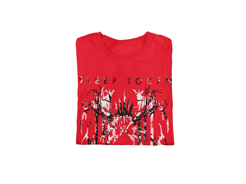 Stakes - Sleep Token Drip Jumbo Print T-Shirt - Red