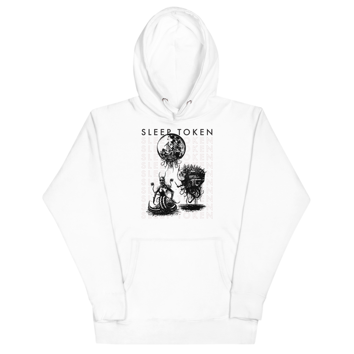 Stakes - Sleep Token Take Me Back Classic Hoodie - White