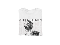 Stakes - Sleep Token Take Me Back Jumbo Print T-Shirt - White