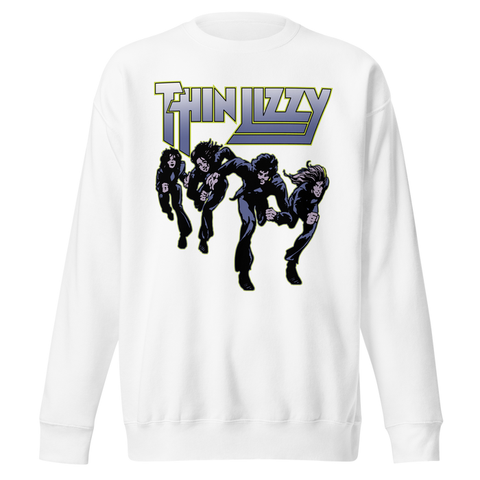 Thin Lizzy - Jailbreakers Jumbo Print Sweatshirt - White