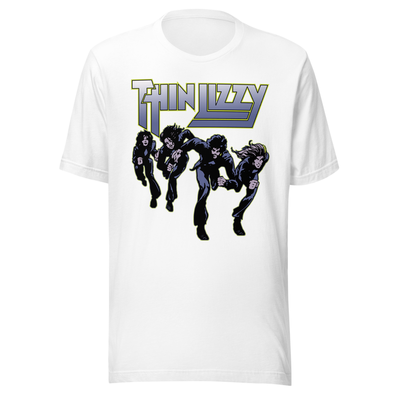 Thin Lizzy - Jailbreakers Jumbo Print T-Shirt - White