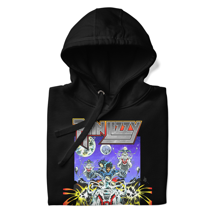 Thin Lizzy - Night Riders Hoodie - Black