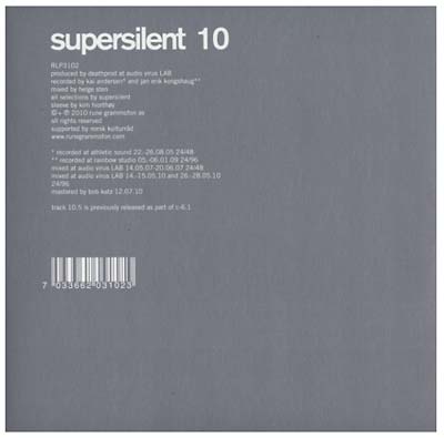 SUPERSILENT - 10 - Vinyl